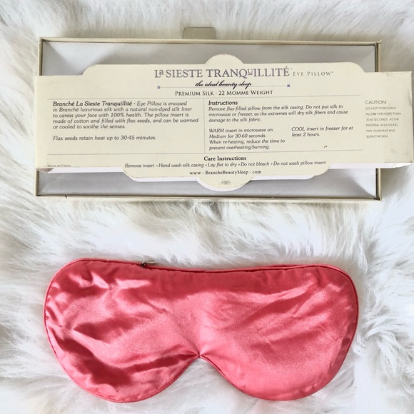 Branche Silk Flax Eye Mask warm or cool flax seeds